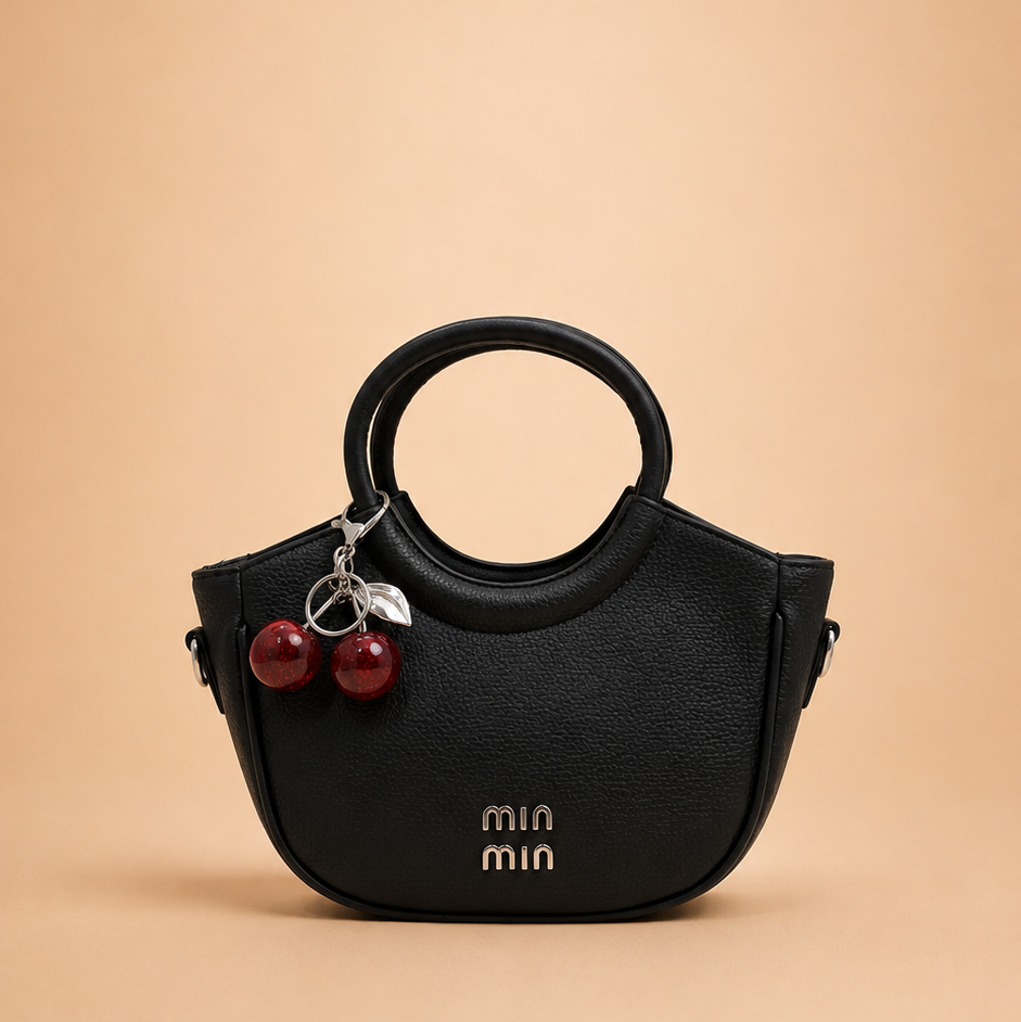 Mini Charm Handle Handbag