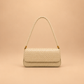 Subtle Gold Woven Premium Quality Shoulder Bag