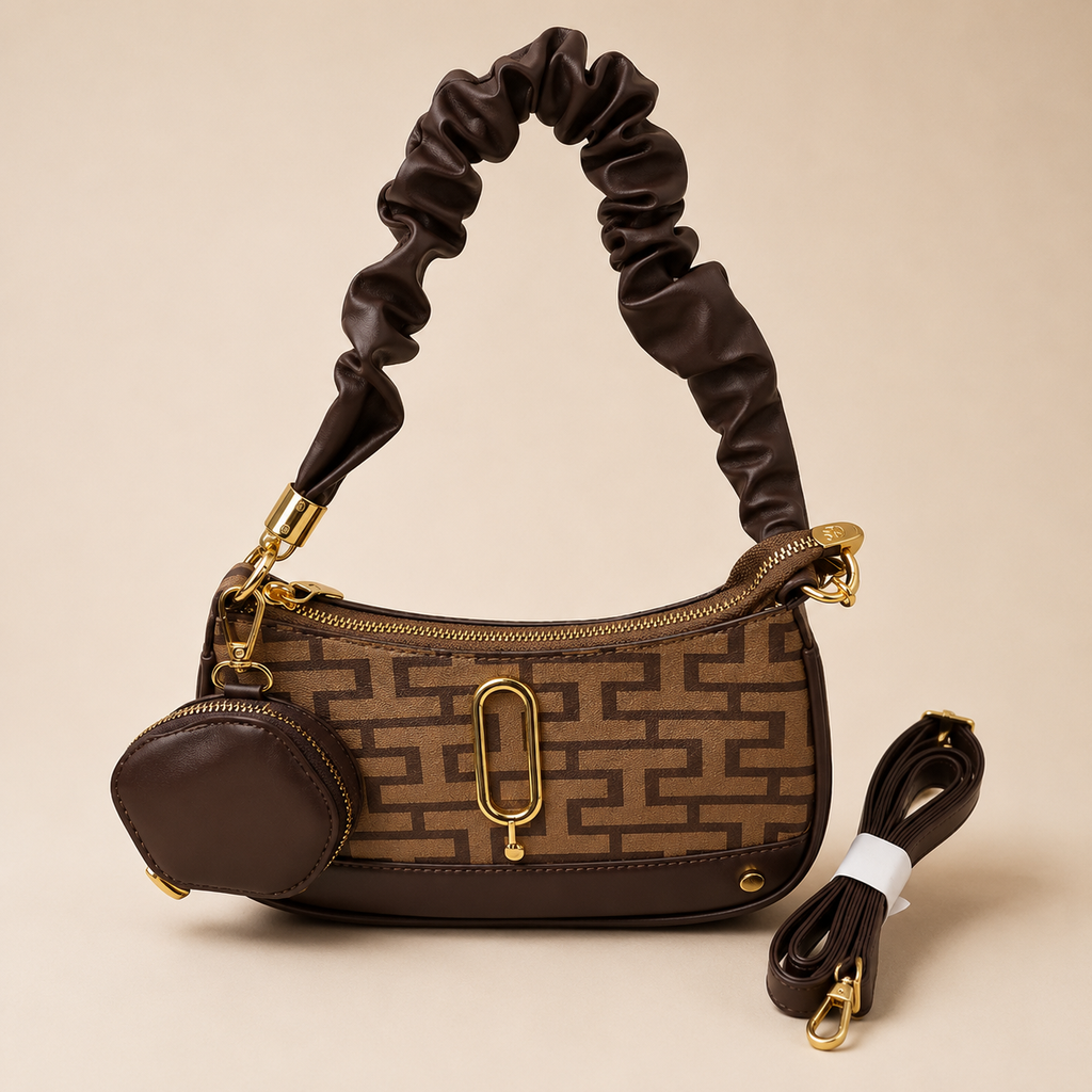 Marc Jacobs The Snapshot Hobo Bag — Brown Monogram