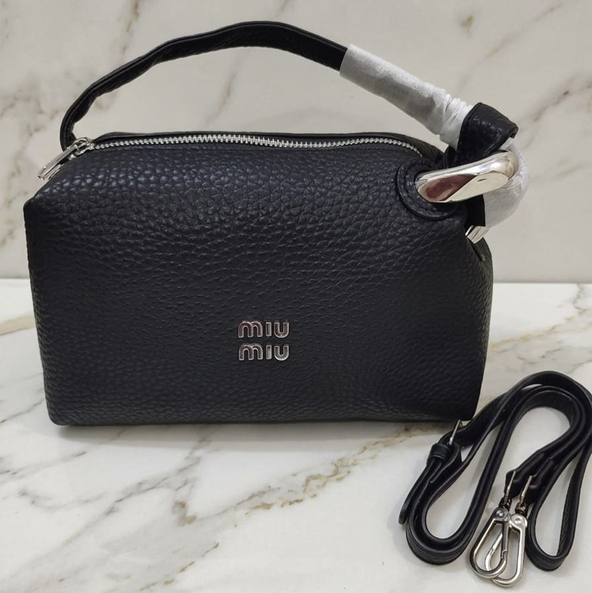 Miu Miu Madras Leather Mini Bag