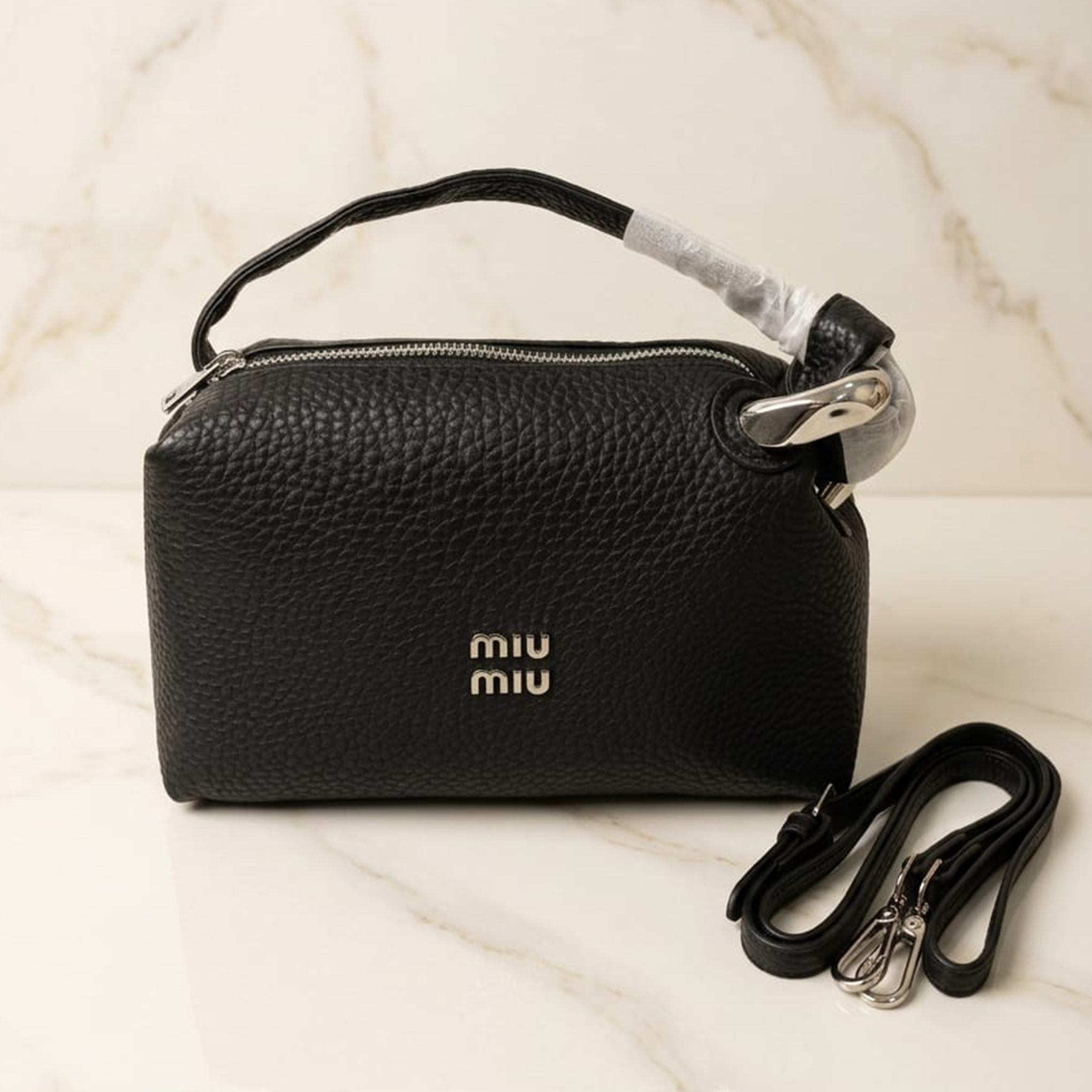 Miu Miu Madras Leather Mini Bag
