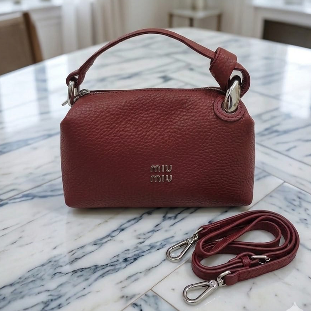 Miu Miu Madras Leather Mini Bag