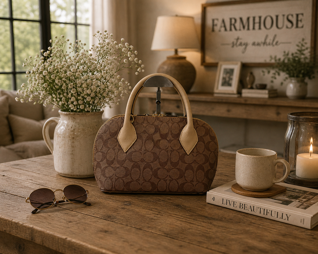 Textured Dome Handbag
