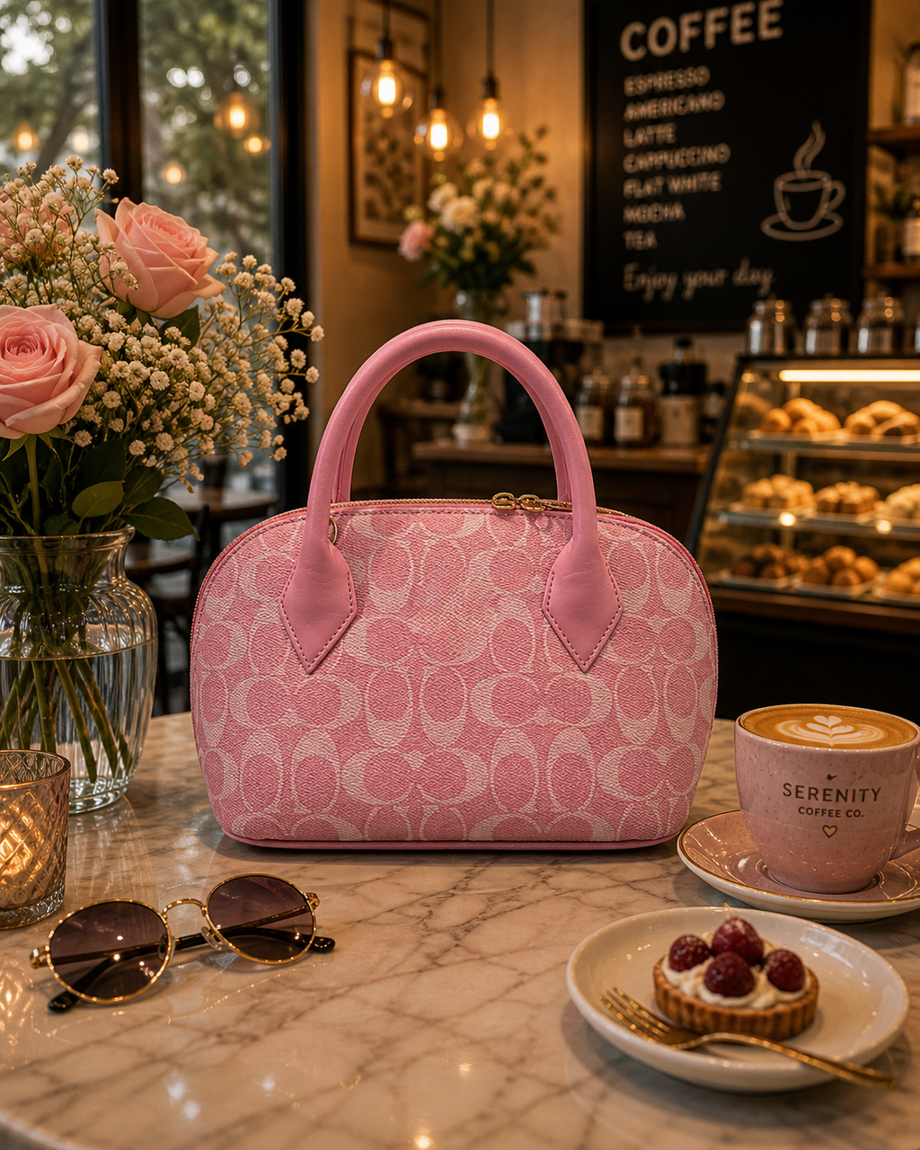 Textured Dome Handbag